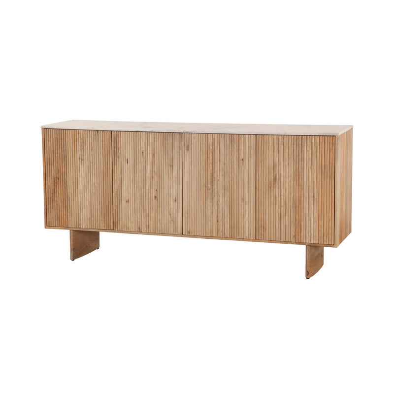 1. "Hedron Sideboard with ample storage space and sleek design"