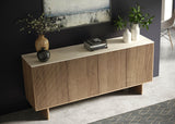 10. "Elegant Hedron Sideboard with a timeless design"