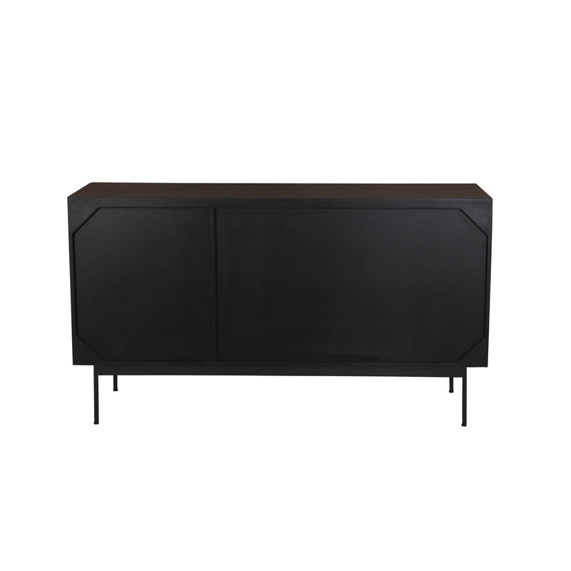 5. "Hexa Sideboard - Black Fossil with sleek and durable design"