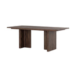 1. Lineo Dining Table - Burnt Oak with sleek design and sturdy construction