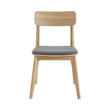 2. "Modern Lumina Dining Chair with sturdy metal frame and plush upholstery"