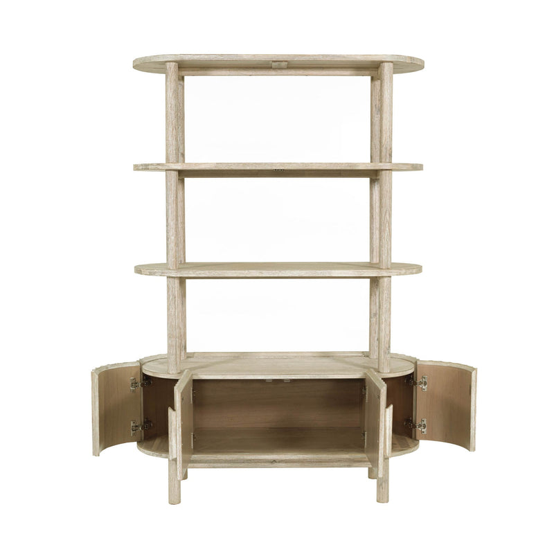 3. "Sleek and stylish bookcase with a minimalist design for contemporary interiors"