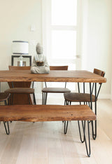 6. "Modern design organic dining table for eco-conscious homes"