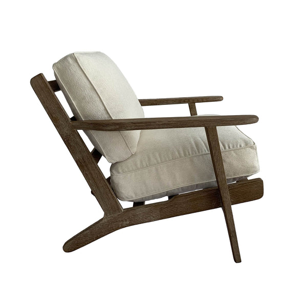 2. "Performance White Yale Arm Chair with durable construction and stylish upholstery"