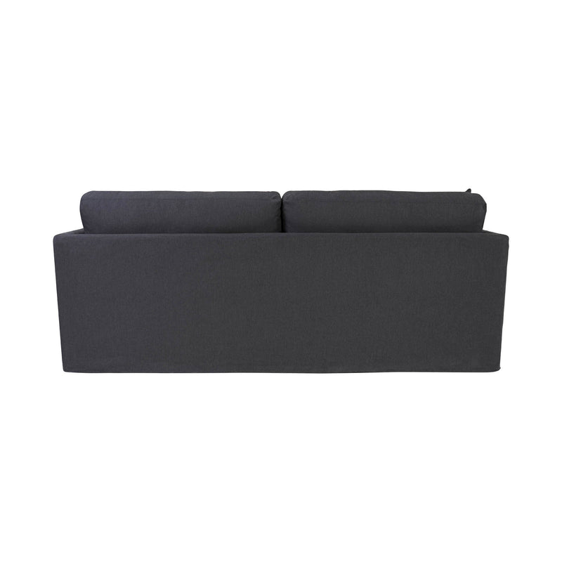 4. Contemporary Heston Sofa - Black Fabric for a chic and sophisticated look