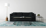 9. Heston Sofa - Black Fabric with easy maintenance and long-lasting quality