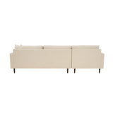 4. Beach Alabaster Martha Left Sectional Sofa with durable construction