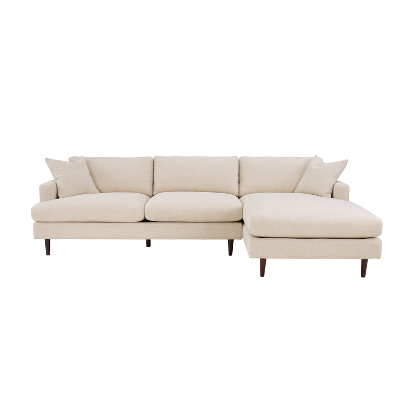 2. Stylish Martha Right Sectional - Beach Alabaster for modern living rooms
