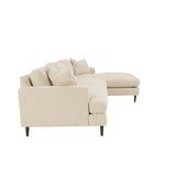 3. Beach Alabaster Martha Right Sectional with versatile design