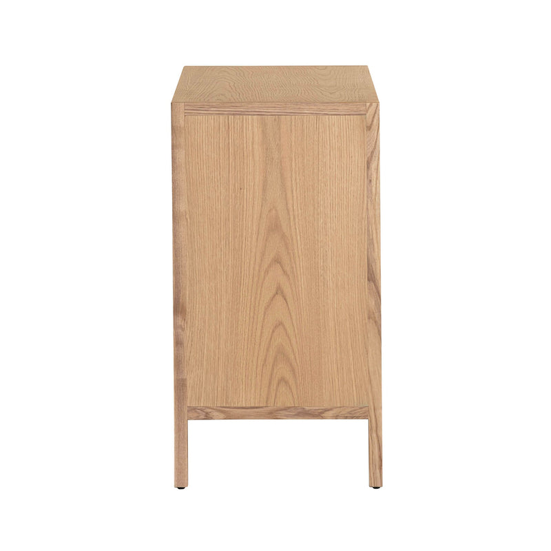 5. "Stylish rattan small sideboard - ideal for modern interiors"