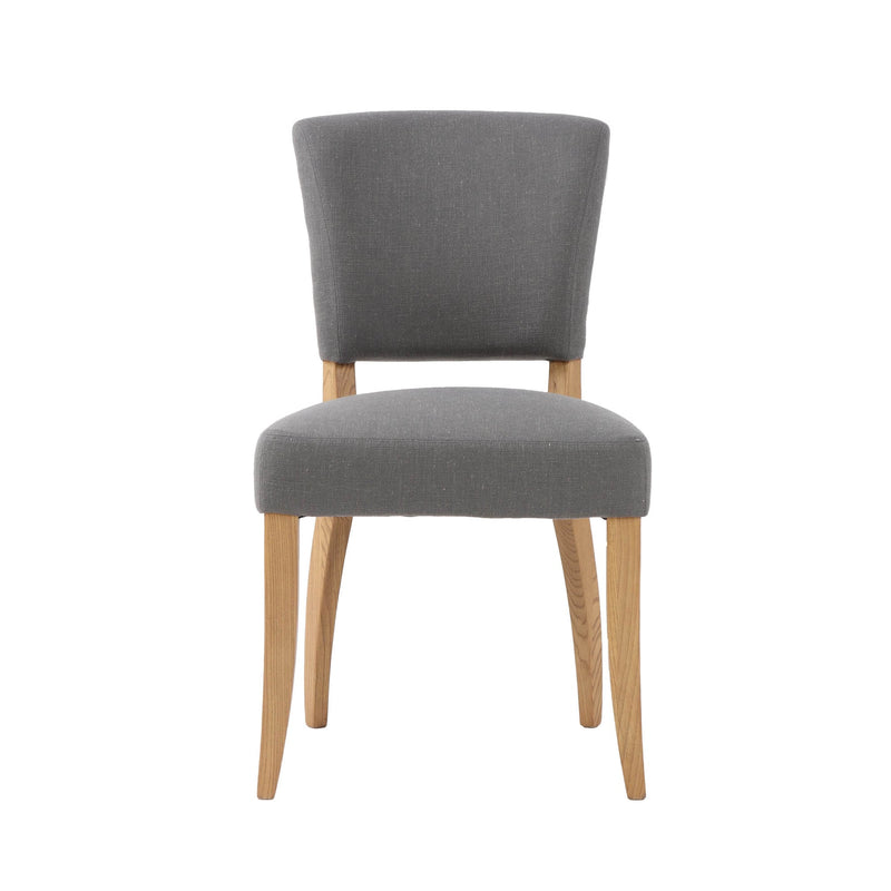 2. "Luther Dining Chair - Stormy Grey/Natural Legs: Comfortable and durable chair for everyday use"