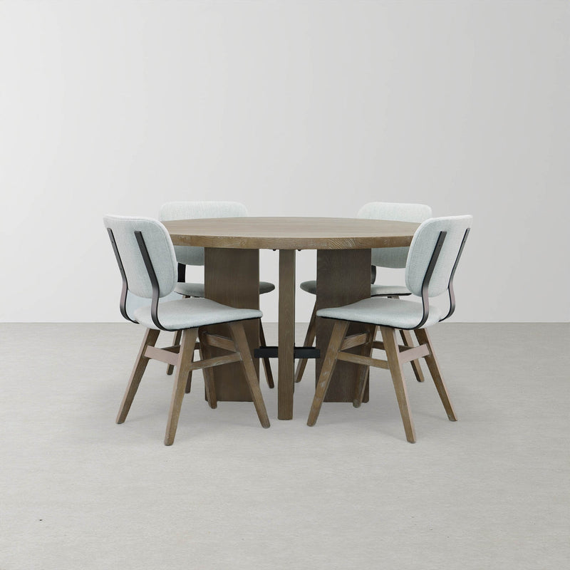 10. "Fraser Round Dining Table - Easy to clean and maintain for hassle-free use"