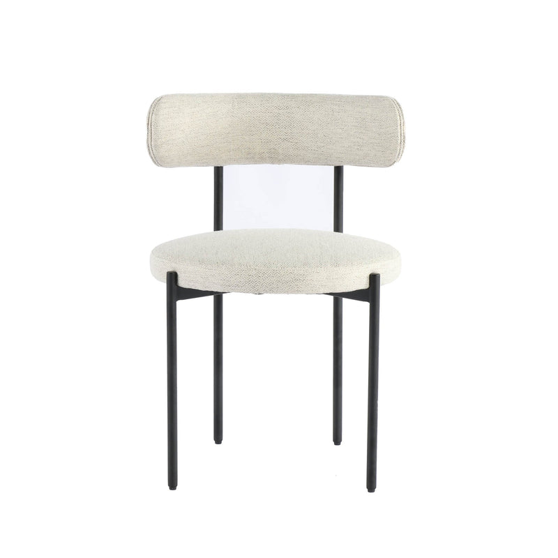2. "Macadamia Travertine Cleo Dining Chair: Stylish and durable chair for modern dining spaces"