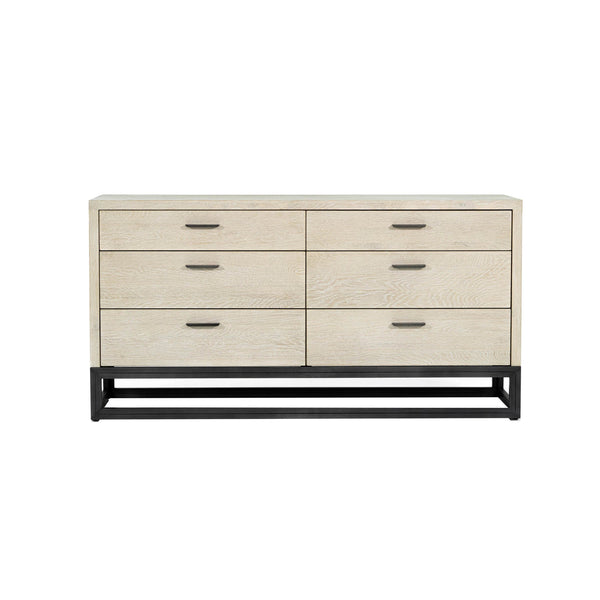 2. "Elegant Starlight 6 Drawer Dresser for bedroom organization"