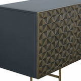 10. "Chic Carina Sideboard featuring a timeless design and ample storage options"