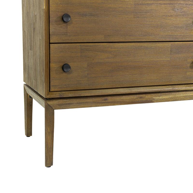 11. "Compact West Dresser 6 Drawers - Ideal for smaller bedrooms or limited spaces"